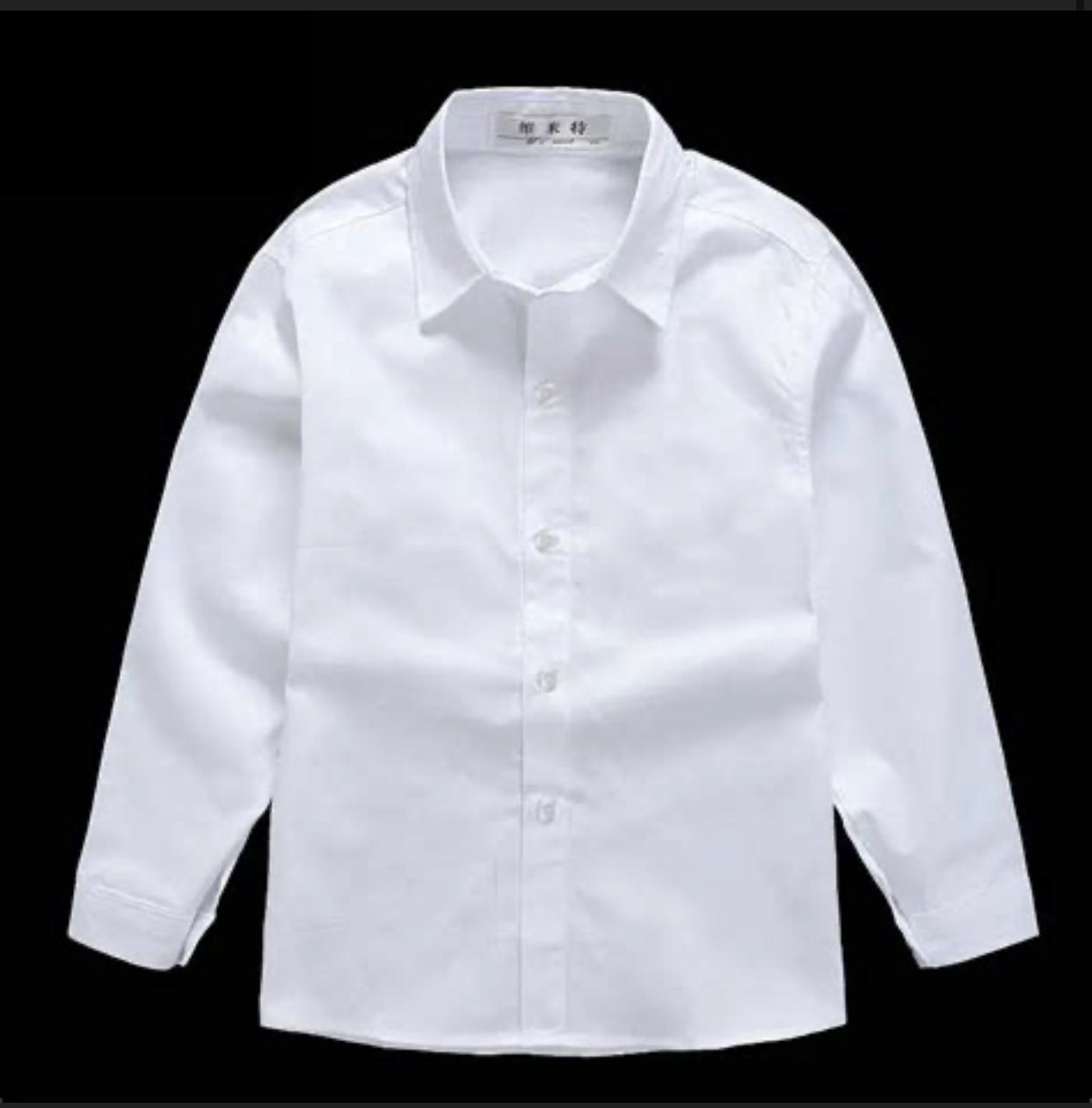 Long sleeve white shirt (trouser uniform)