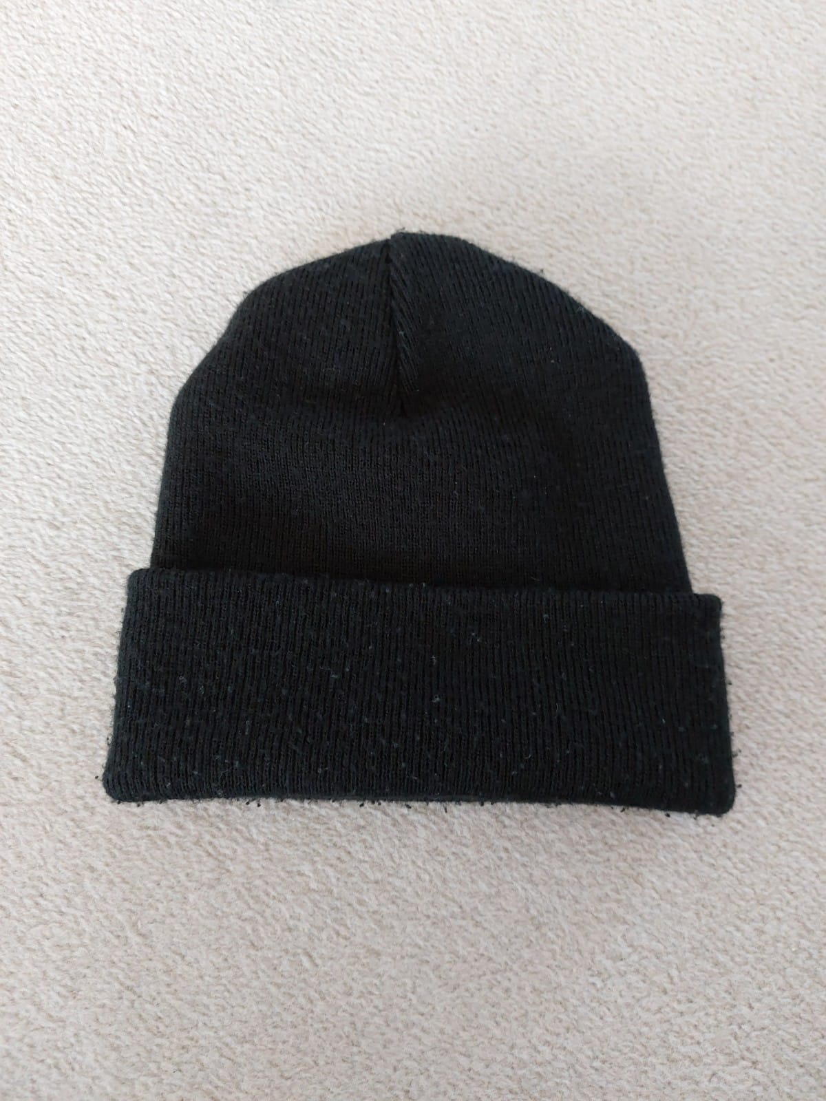 Black winter hat